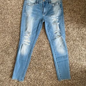 Distressed American Eagle Jeans